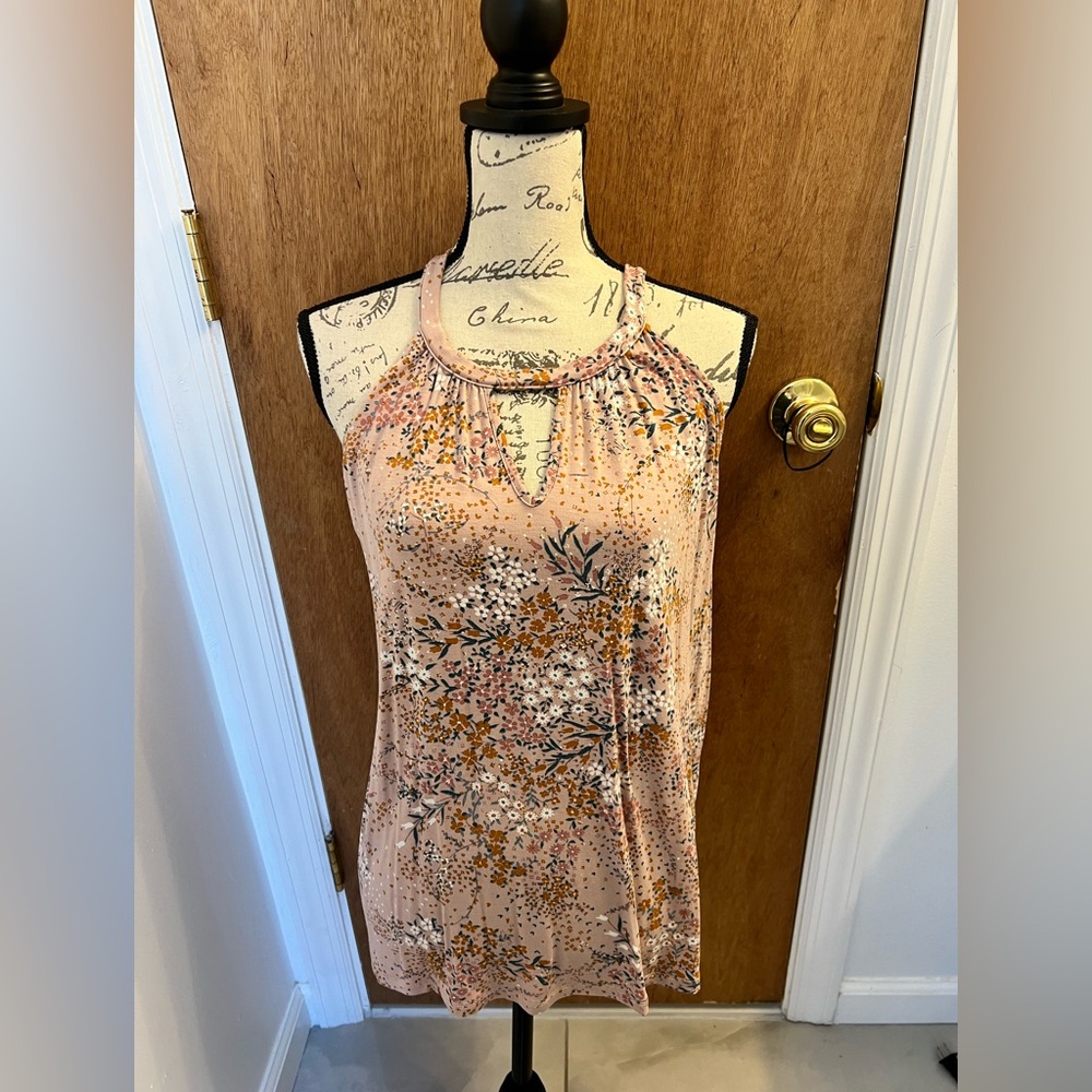 MARKET & SPRUCE
Kaya Keyhole Halter Knit Top Size Large